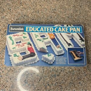Burvelle's Educated Cake Pan Baking Birthday Number Letter Wedding Baby Dessert